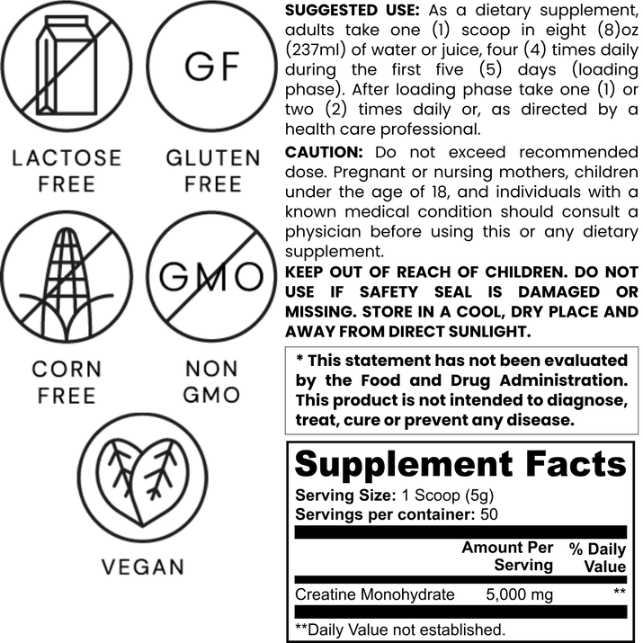 Creatine Monohydrate for Women